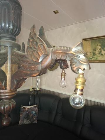 super mooie antieke hanglamp zie fotos beschikbaar voor biedingen