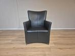 Bert Plantagie Elements - Fauteuil - Zwart - Leer - Design, Voltastraat 21, Barneveld, Ophalen of Verzenden, Zo goed als nieuw