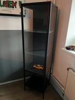 Ikea vitrinekast zwart RUDSTA, Ophalen, Zo goed als nieuw, 25 tot 50 cm, 50 tot 100 cm