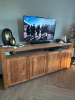 Teak houten tv meubel / dressoir, Huis en Inrichting, Kasten | Dressoirs, Ophalen, Zo goed als nieuw, 25 tot 50 cm, 150 tot 200 cm