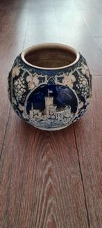 Oud Duits wijnpot 5L met kasteel voorstellingen, Ophalen of Verzenden