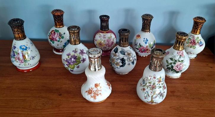 Antieke Lampe Berger Limoges Porselein, Antiek en Kunst, Antiek | Woonaccessoires, Ophalen of Verzenden