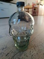 Glazen skull schedel fles, Ophalen of Verzenden, Zo goed als nieuw