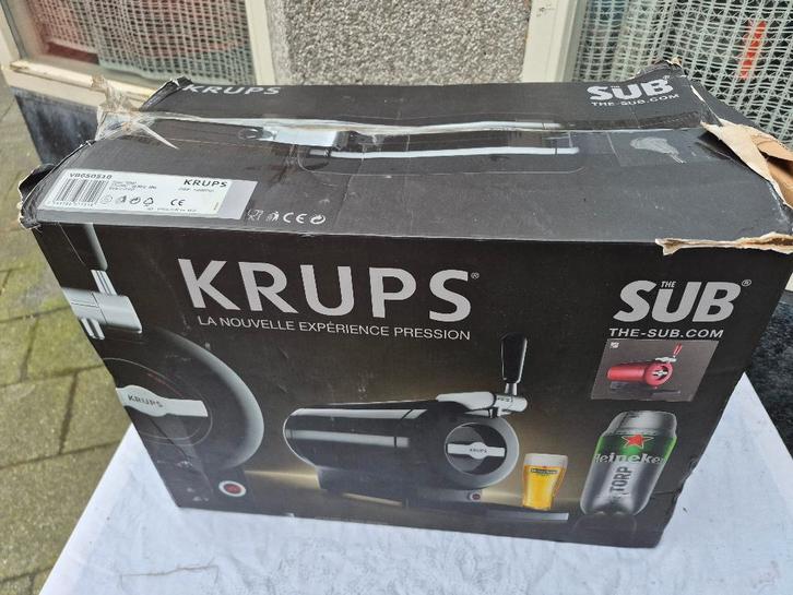 Krups - THE SUB Black Edition - Biertap, Witgoed en Apparatuur, Thuistaps, Nieuw, Krups, Ophalen