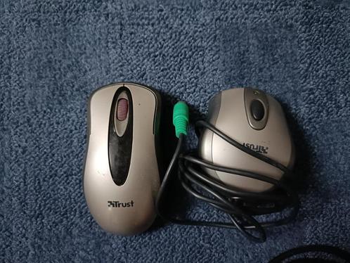3 verschillende PC Muizen en 1 losse ontvanger., Computers en Software, Muizen, Gebruikt, Muis, Draadloos, Ophalen of Verzenden