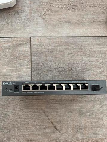 Ruijie Reyee RG-EG209GS Router incl wifi 6 RG-RAP2260(g) beschikbaar voor biedingen