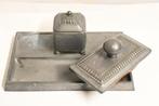 Just Andersen danish design bureau set tin inktpot blotter, Antiek en Kunst, Ophalen of Verzenden