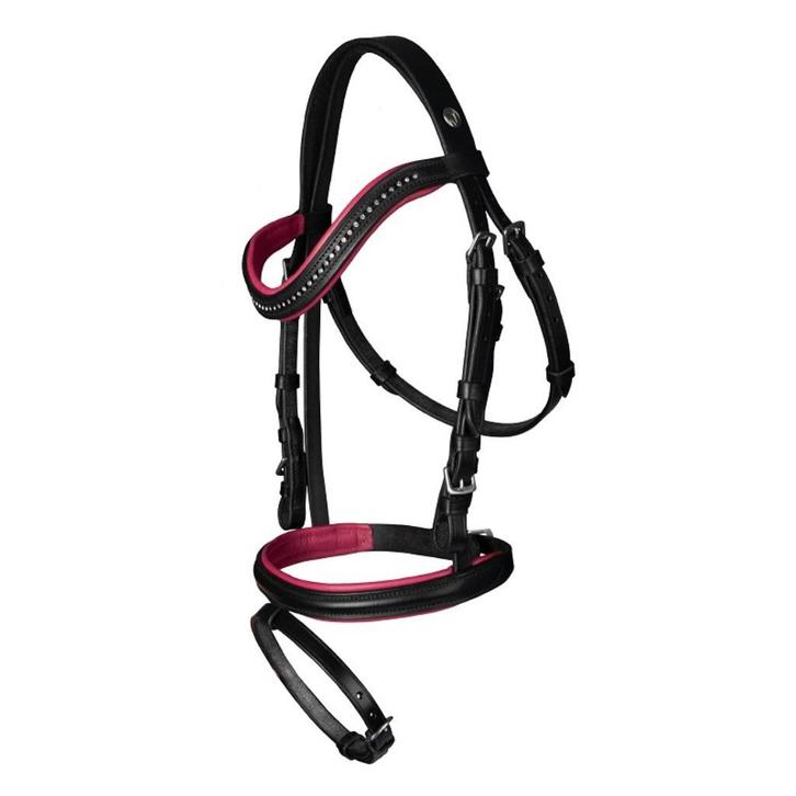 Roze onderlegd Horka Jolly hoofdstel maat mini en pony, Dieren en Toebehoren, Paarden en Pony's | Hoofdstellen en Tuigage, Nieuw