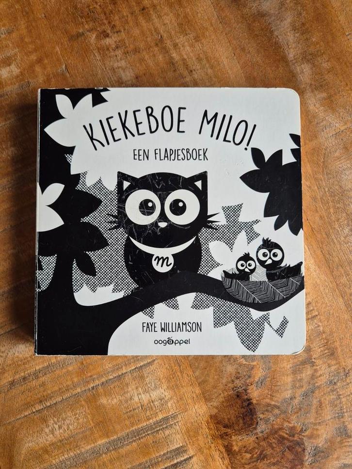Kiekeboe Milo! Flapjesboek, Boeken, Kinderboeken | Baby's en Peuters, Gelezen, 0 tot 6 maanden, Uitklap-, Voel- of Ontdekboek