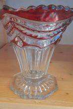 Rode Glas / kristal vaas 18 cm, Ophalen of Verzenden