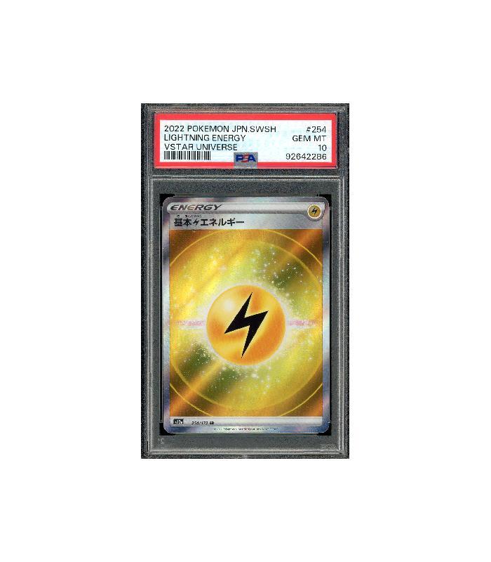 Pokemon Lightning Energy Vstar Universe Full Art #254 PSA 10, Hobby en Vrije tijd, Verzamelkaartspellen | Pokémon, Zo goed als nieuw