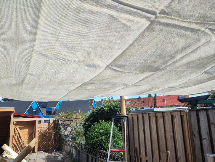 Groot schaduwdoek 4,5 x 3,5 meter, Tuin en Terras, Partytenten, Nieuw, Minder dan 5 meter, Ophalen