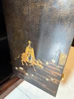 Paar Japanse lak- en hout kastjes – makie decor meiji, Antiek en Kunst, Antiek | Meubels | Kasten, Ophalen of Verzenden
