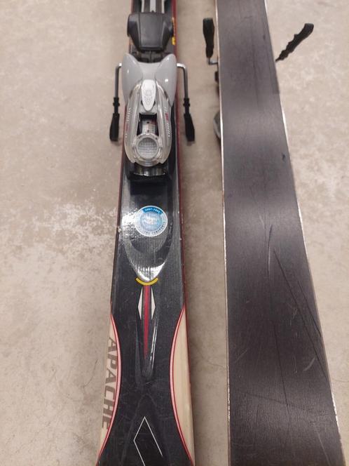 Ski's k2 apache black hawk 167cm inclusief tas - goede staat, Sport en Fitness, Skiën en Langlaufen, Gebruikt, Ski's, Skiën, Overige merken