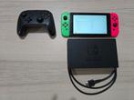 Nintendo Switch + Pro Controller + 128GB SD Card, Spelcomputers en Games, Spelcomputers | Nintendo Switch, Ophalen of Verzenden