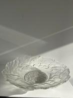 IJSGLAZEN BOWL. —. TEXTURED GLASS. —  1970., Ophalen of Verzenden
