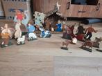 Vintage handgemaakte kerststal, Diversen, Kerst, Ophalen, Gebruikt
