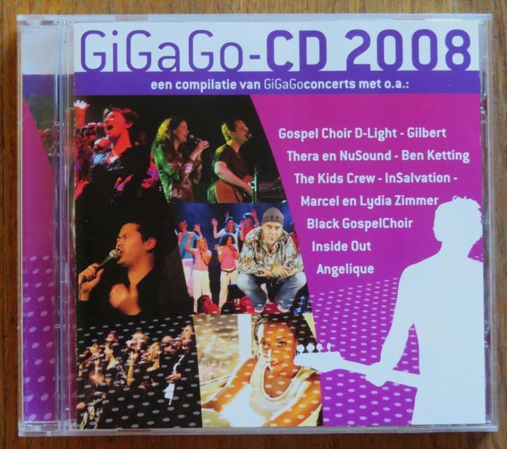 GiGaGo - Concerts 2008 ( Evangeliegemeente de Wijngaard ), Cd's en Dvd's, Cd's | Religie en Gospel, Zo goed als nieuw, Gospel