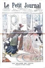 Antieke illustratie van de krant 'Le Petit journal' Div., Antiek en Kunst, Ophalen of Verzenden