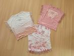 Set van 3 t-shirts C&A met franjes roze tie dye 170 176, C&A, Meisje, Ophalen of Verzenden, Zo goed als nieuw
