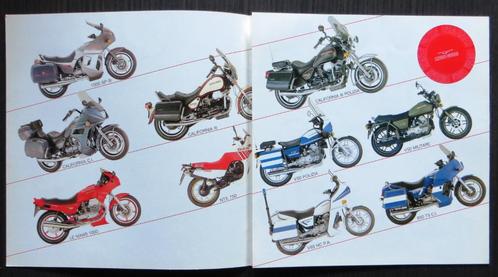 Folder Moto Guzzi modellen 1989 (Italiaans), Motoren, Handleidingen en Instructieboekjes, Moto Guzzi, Verzenden