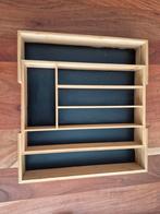 Houten bamboe lade organizer, Ophalen, Zo goed als nieuw