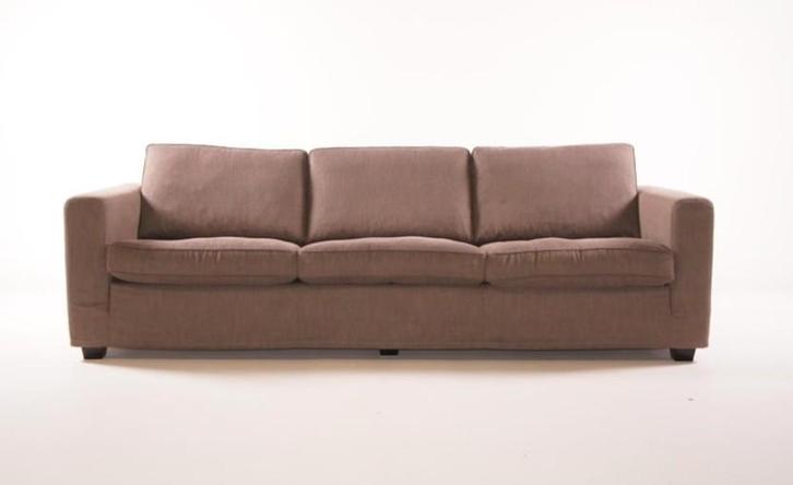 Refurbished Linteloo Easy Living 4-zits, 260 cm choco bruin, Huis en Inrichting, Banken | Bankstellen, Nieuw, 75 tot 100 cm, Ophalen