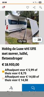 Gezocht caravan met luifel, frans bed, mover en tv, Rondzit, Hobby, Particulier, 5 tot 6 meter
