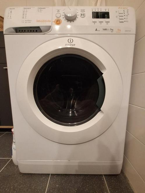 Indesit XWDA 751480 was/droger in 1, Witgoed en Apparatuur, Was-droogcombinaties, Zo goed als nieuw, 4 tot 6 kg, Ophalen