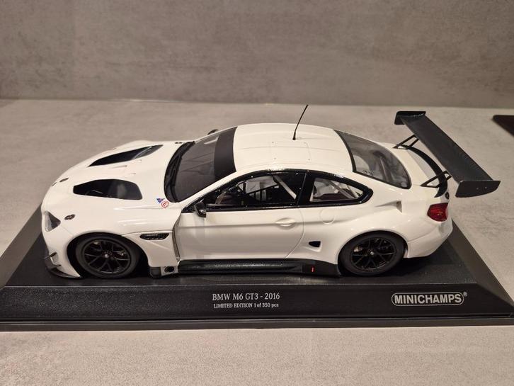 1:18 Minichamps BMW M6 GT3. Limited edition., Hobby en Vrije tijd, Modelauto's | 1:18, Zo goed als nieuw, Auto, MiniChamps, Ophalen of Verzenden