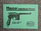 Mauser Selbstlade-Pistole C96 instructieboekje, nadruk, Verzamelen, Ophalen of Verzenden, Landmacht, Duitsland, Overige typen