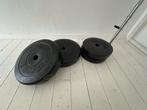 Halterstang Gorilla Sports + Gewichten, Sport en Fitness, Fitnessmaterialen, Ophalen, Zo goed als nieuw, Armen, Halterset