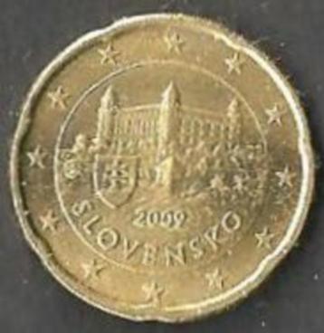 0,20 € munt Slowakije 2009.  ADV. no.42 S.  beschikbaar voor biedingen