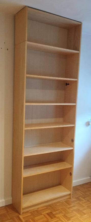 BILLY Ikea kast berken | los bovendeel | deuren | plankinzet - afbeelding 3