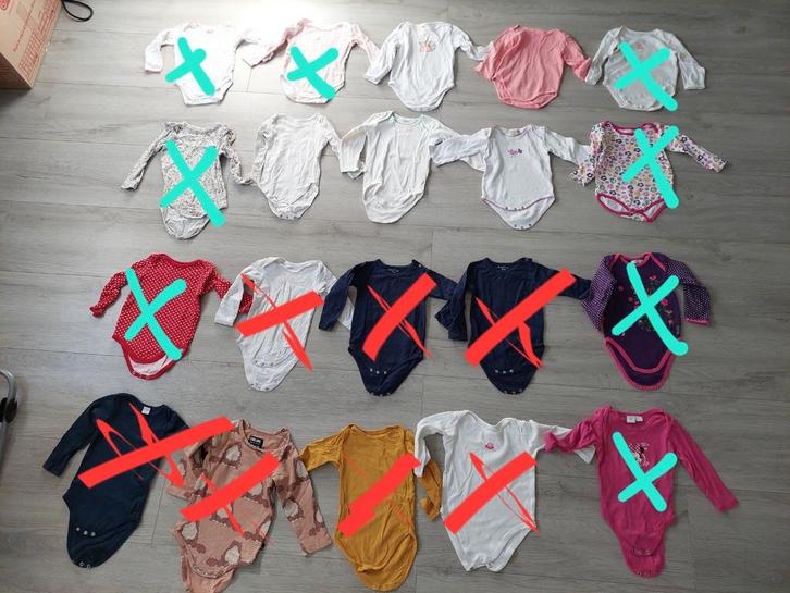 Rompers lange mouwen maat 74/80 meisje rompers winter unisex, Kinderen en Baby's, Babykleding | Maat 74, Zo goed als nieuw, Meisje