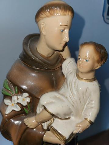 Antonius van Padua beeld met kindje Jezus beschikbaar voor biedingen