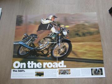 Honda o.a. MR50 / CB360 / XL350 brochure folder 1974 beschikbaar voor biedingen
