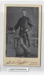 cdv militair 061 - Cadettenschool - Alkmaar, Verzamelen, Verzenden, Landmacht, Nederland, Foto of Poster