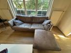 Mooie leren bank, Ophalen, Gebruikt, Driepersoons, 75 tot 100 cm