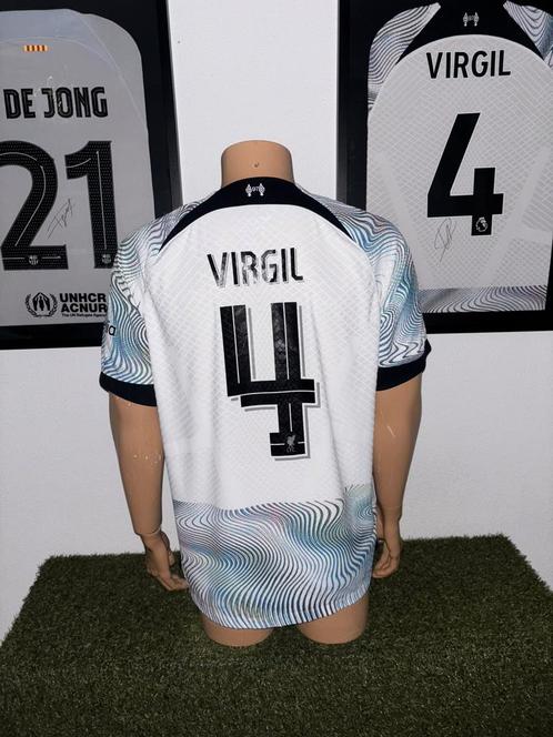 Liverpool uitshirt 2022-2023 Van Dijk, Sport en Fitness, Voetbal, Zo goed als nieuw, Shirt, Maat XL, Ophalen of Verzenden