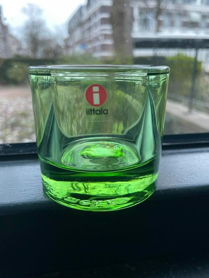 Iittala kivi waxinelichtje apple green, Huis en Inrichting, Woonaccessoires | Kandelaars en Kaarsen, Zo goed als nieuw, Ophalen of Verzenden