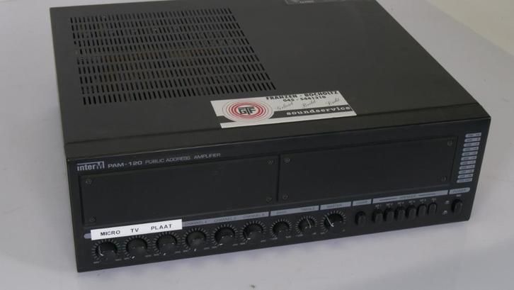 Inter-M PAM-120W PA MixeR Versterker, Muziek en Instrumenten, Versterkers | Keyboard, Monitor en PA, Zo goed als nieuw, P.A., Minder dan 500 watt