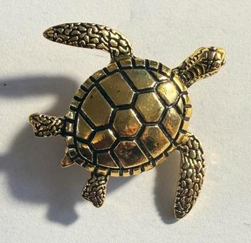 Schildpad Broche van Brons beschikbaar voor biedingen