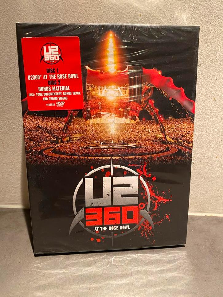 U2 360 at the Rose Bowl DVD - nieuw in seal, Cd's en Dvd's, Dvd's | Muziek en Concerten, Zo goed als nieuw, Muziek en Concerten