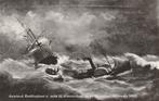 Ansichtkaart Ameland Reddingsboot Driemastbark 1880, Verzamelen, Ansichtkaarten | Nederland, Verzenden, 1960 tot 1980, Gelopen