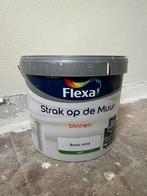 Flexa strak op de muur kleur ‘storm’ praxis ~7 liter, 5 tot 10 liter, Ophalen, Zo goed als nieuw, Verf