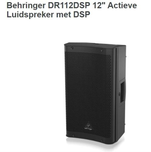 Behringer Speaker DR112DSP set, Audio, Tv en Foto, Luidsprekers, Gebruikt, Overige typen, 120 watt of meer, Overige merken, Ophalen