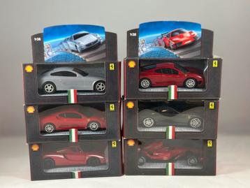 Shell V-Power Ferrari 1:38 modelauto (complete serie) beschikbaar voor biedingen