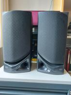 Leuk setje Akai luidsprekers., Gebruikt, Minder dan 60 watt, Front, Rear of Stereo speakers, Ophalen