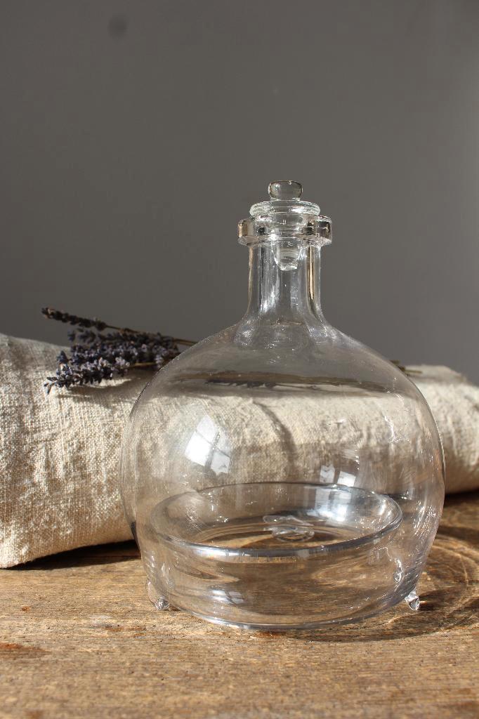 Oude brocante glazen wespenvanger Nr.2 *Pronck & Praal*, Antiek en Kunst, Curiosa en Brocante, Ophalen of Verzenden